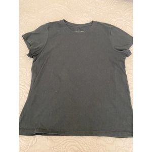 Everlane Soft Black Cap Sleeve T Shirt size M nwot